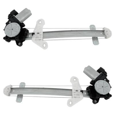 Rareelectrical - New Rear Left And Rear Right Window Regulator Compatible With Honda Accord Hybrid 4 Cyl 2.0L Accord - Image 4
