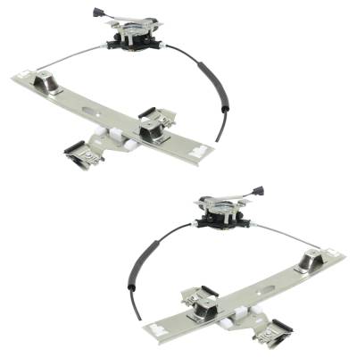 Rareelectrical - New Rear Left And Rear Right Window Regulator Compatible With Hummer H2 Base 8 Cyl 6.0L H2 Base 8 - Image 2