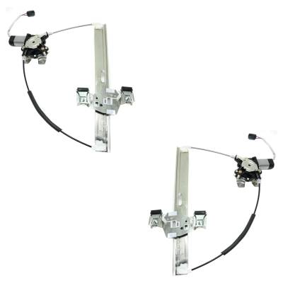 Rareelectrical - New Rear Left And Rear Right Window Regulator Compatible With Hummer H2 Base 8 Cyl 6.0L H2 Base 8 - Image 5