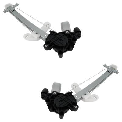 Rareelectrical - New Rear Left And Rear Right Window Regulator Compatible With Honda Accord Ex-L 4 Cyl 1.5L Accord - Image 3