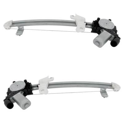 Rareelectrical - New Rear Left And Rear Right Window Regulator Compatible With Honda Accord Ex-L 4 Cyl 1.5L Accord - Image 6