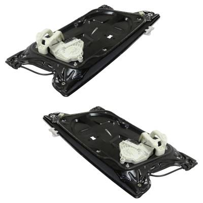 Rareelectrical - New OEM Replacement Front Left And Front Right Window Regulator Compatible With Land Rover Lr3 Hse - Image 2