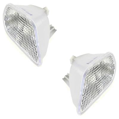 Rareelectrical - Driver Passenger Parking Turn Signal Lights Compatible With 1998-2002 Pontiac Firebird Trans Am 5.7L - Image 2