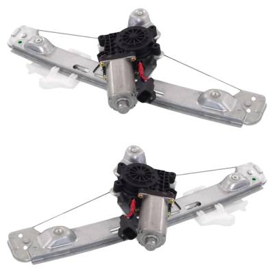 Rareelectrical - New Rear Left And Rear Right Window Regulator Compatible With Chevrolet Saturn Aura Xe 6 Cyl 3.5L - Image 2