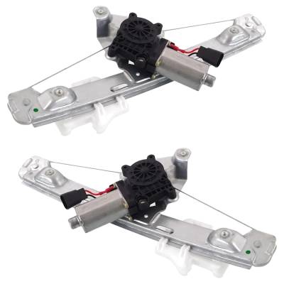 Rareelectrical - New Rear Left And Rear Right Window Regulator Compatible With Chevrolet Saturn Aura Xe 6 Cyl 3.5L - Image 3