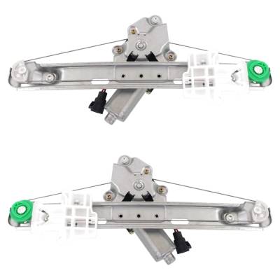 Rareelectrical - New Rear Left And Rear Right Window Regulator Compatible With Chevrolet Saturn Aura Xe 6 Cyl 3.5L - Image 5