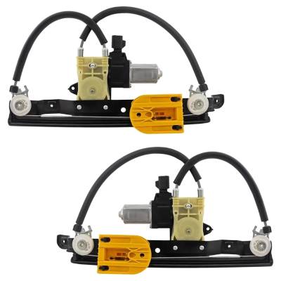 Rareelectrical - New OEM Replacement Rear Left And Rear Right Window Regulator Compatible With Jaguar Xf 2.0T 4 Cyl - Image 1