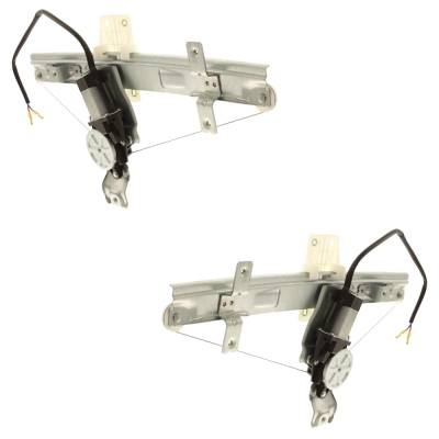 Rareelectrical - New Rear Left And Rear Right Window Regulator Compatible With Chevrolet Pontiac Saturn Cobalt Ls - Image 3
