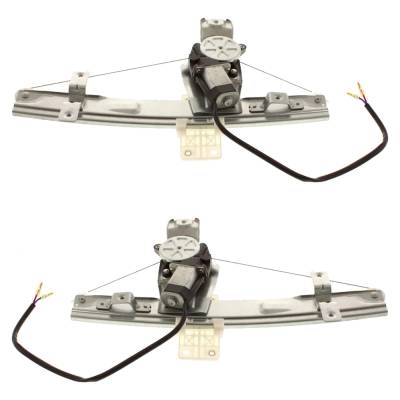 Rareelectrical - New Rear Left And Rear Right Window Regulator Compatible With Chevrolet Pontiac Saturn Cobalt Ls - Image 4