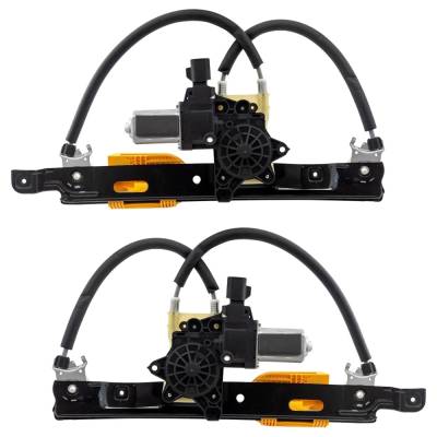 Rareelectrical - New OEM Replacement Rear Left And Rear Right Window Regulator Compatible With Jaguar Xf Base 4 Cyl - Image 2