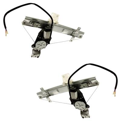 Rareelectrical - New Rear Left And Rear Right Window Regulator Compatible With Chevrolet Pontiac Saturn G5 Base - Image 2