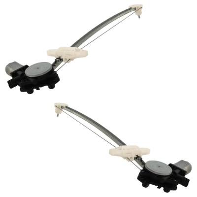 Rareelectrical - New Rear Left And Rear Right Window Regulator Compatible With Acura Ilx Dynamic 4 Cyl 2.4L Ilx - Image 4