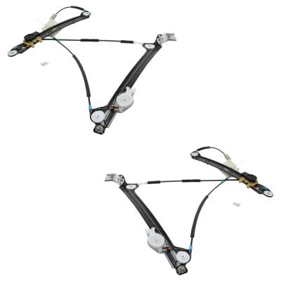 Rareelectrical - New OEM Replacement Front Left And Front Right Window Regulator Compatible With Bmw 128I Base 6 Cyl - Image 3
