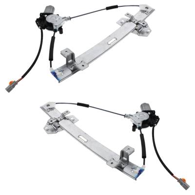 Rareelectrical - Front Left And Front Right Window Regulator Compatible With Acura Tl Base 6 Cyl 3.2L 1999-2001 - Image 3