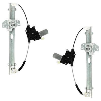 Rareelectrical - New Rear Left And Rear Right Window Regulator Compatible With Hyundai Kia Accent Gsi 4 Cyl 1.6L Rio - Image 3
