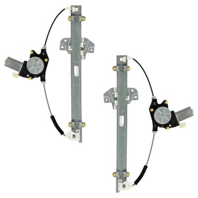 Rareelectrical - New OEM Replacement Rear Left And Rear Right Window Regulator Compatible With Hyundai Kia Rio Base 4 - Image 4