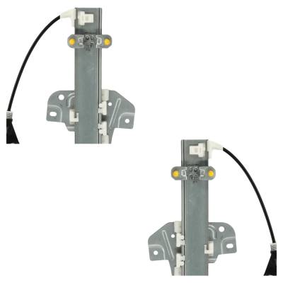 Rareelectrical - New OEM Replacement Rear Left And Rear Right Window Regulator Compatible With Hyundai Kia Rio Base 4 - Image 5
