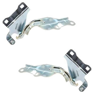 Rareelectrical - New Pair Of Hood Hinge Compatible With Mitsubishi Mirage Be 3 Cyl 1.2L Mirage G4 Rf 3 Cyl 1.2L - Image 2