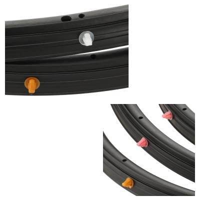 Rareelectrical - New Front Left And Front Right Glass Seal Compatible With Ford Fusion Titanium Hybrid Fusion S - Image 2