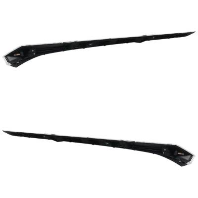 Rareelectrical - New Pair Of Grille Assembly Compatible With Honda Civic Ex 4 Cyl 2.0L Civic Dx 4 Cyl 2.0L 2016-2018 - Image 5