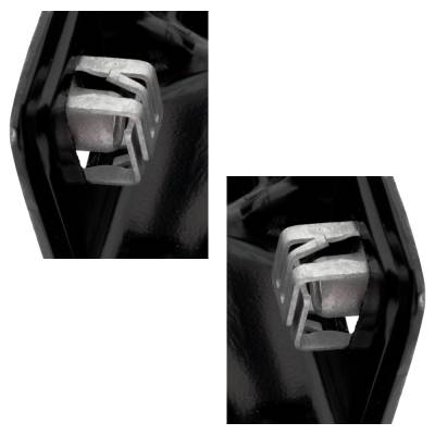 Rareelectrical - New Front Left Center And Front Right Center Bumper Retainer Compatible With Chevrolet Gmc Silverado - Image 7