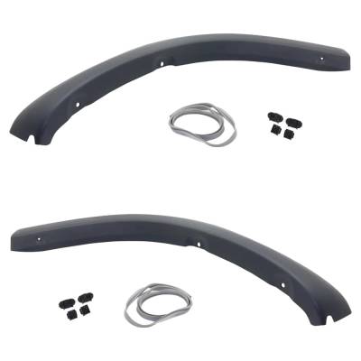 Rareelectrical - New Rear Left Rear Section And Right Section Fender Trim Compatible With Toyota Rav4 Base Rav4 L - Image 3