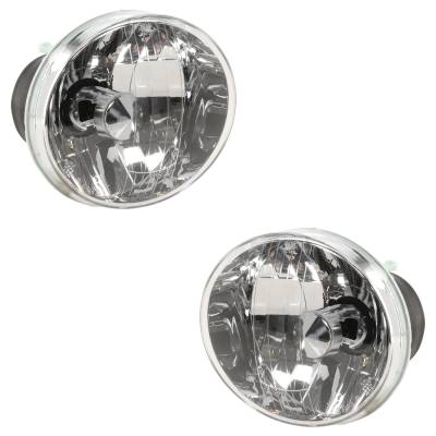 New Front Left And Front Right Fog Light Compatible With Toyota Highlander Base 6 Cyl 3.0L
