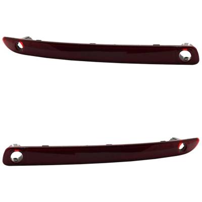 Rareelectrical - New Rear Left And Rear Right Bumper Reflector Compatible With Lincoln Mkx Base 2011-2015 By - Image 3