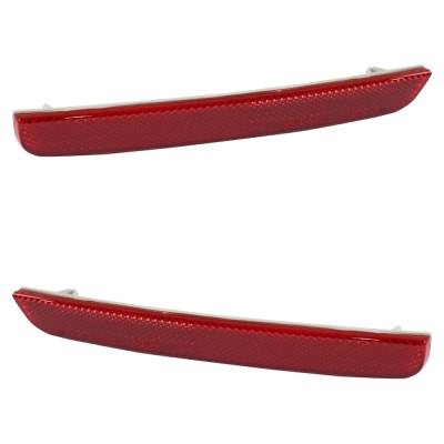 Rareelectrical - Rear Left And Rear Right Bumper Reflector Compatible With Dodge Challenger Srt Hellcat Jailbreak 8 - Image 2