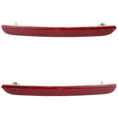 Rareelectrical - Rear Left And Rear Right Bumper Reflector Compatible With Dodge Challenger Sxt Plus 6 Cyl 3.6L - Image 4