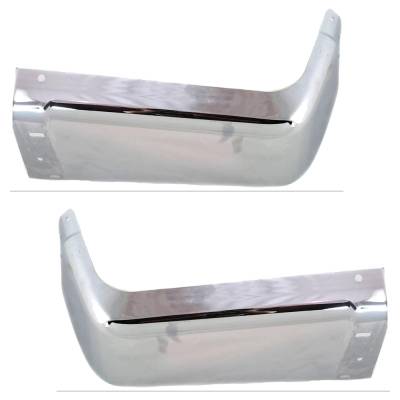 Rareelectrical - New Rear Left And Rear Right Bumper End Compatible With Chevrolet Gmc Silverado 1500 Wt 6 Cyl 4.3L - Image 5