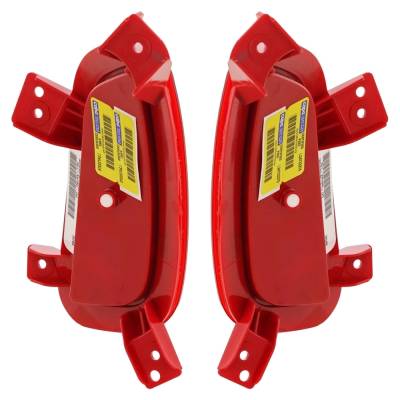 Rareelectrical - New Rear Left And Rear Right Bumper Reflector Compatible With Hyundai Veloster Base 4 Cyl 1.6L - Image 4
