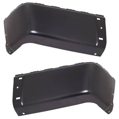 New Rear Left And Rear Right Bumper End Compatible With Chevrolet Gmc Sierra 2500 Hd Slt 8 Cyl 6.6L