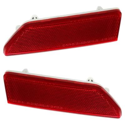 Rareelectrical - New Rear Left And Rear Right Bumper Reflector Compatible With Gmc Terrain Sl 4 Cyl 2.4L Terrain Slt - Image 4