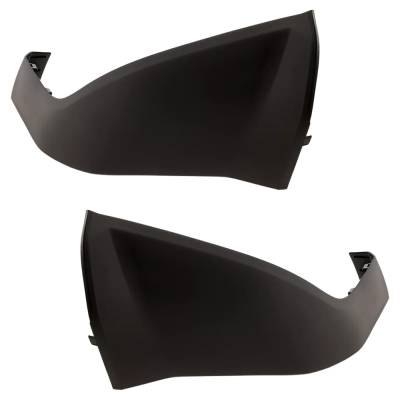 Bumper Filler Set Compatible With 2019-2024 Ram 1500 Rebel Front Left Right Outer Textured Black