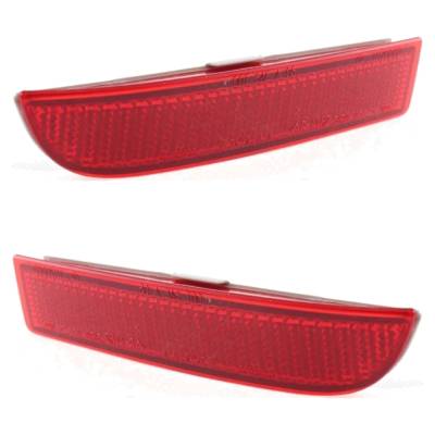 Rareelectrical - Pair Rear Bumper Reflectors Compatible With 2006-2014 Toyota Rav4 Limited 2.5L (09-12) Limited 3.5L - Image 3