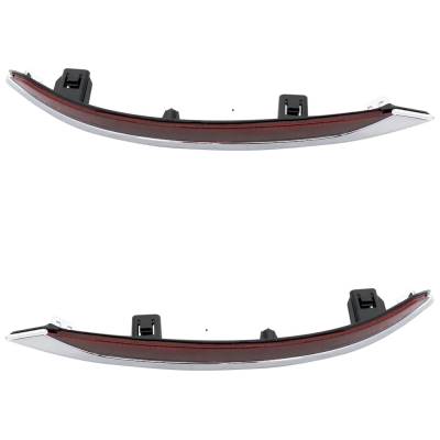 Rareelectrical - New Rear Left And Rear Right Bumper Reflector Compatible With Acura Tlx Base 4 Cyl 2.4L Tlx Sh-Awd 6 - Image 5