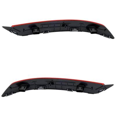 Rareelectrical - New Rear Left And Rear Right Bumper Reflector Compatible With Acura Tlx Base 4 Cyl 2.4L Tlx Base 6 - Image 4
