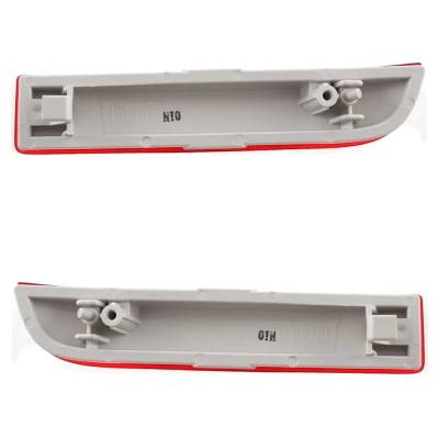 Rareelectrical - Pair Rear Bumper Reflectors Compatible With 2006-2014 Toyota Rav4 Base 2.5L (09-12) Base 3.5L - Image 4