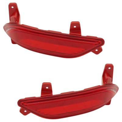 Rareelectrical - Rear Left And Rear Right Bumper Reflector Compatible With Buick Encore All Submodels 2017-2022 By - Image 2