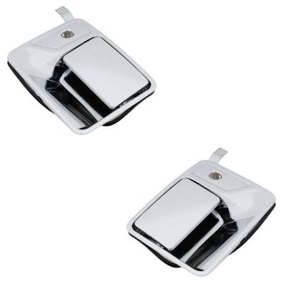 Rareelectrical - Front Driver And Passenger Side Exterior Door Handle Compatible With 1999-2016 Ford F-350 Ford E-450 - Image 2