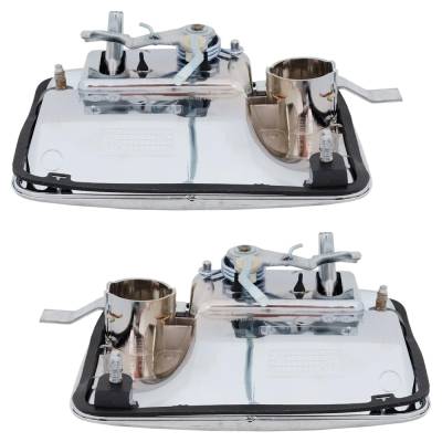 Rareelectrical - Front Driver And Passenger Side Exterior Door Handle Compatible With 1999-2016 Ford F-350 Ford E-450 - Image 5