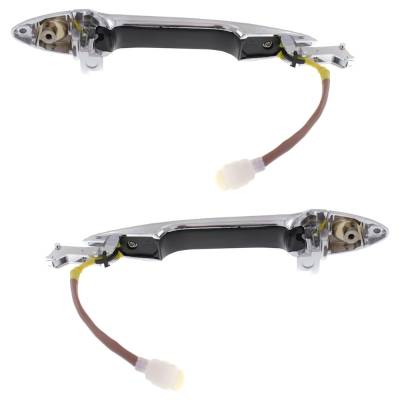 Rareelectrical - Rear Driver And Passenger Side Exterior Door Handle Compatible With 2006-2015 Lexus Ls460 Lexus - Image 5