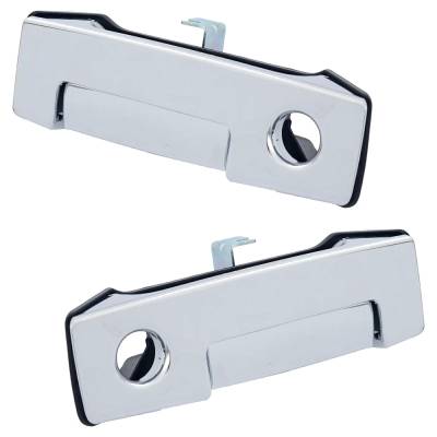 Rareelectrical - Rear Driver And Passenger Side Exterior Door Handle Compatible With 2013-2021 Chevrolet City Nissan - Image 2