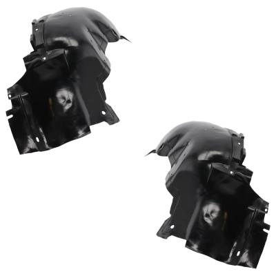 Rareelectrical - New Front Left And Front Right Fender Liner Compatible With Chevrolet Gmc Sierra 1500 Hd Classic Sle - Image 6