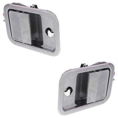 Rareelectrical - Front Driver And Passenger Side Exterior Door Handle Compatible With 2003-2014 Freightliner Coronado - Image 2