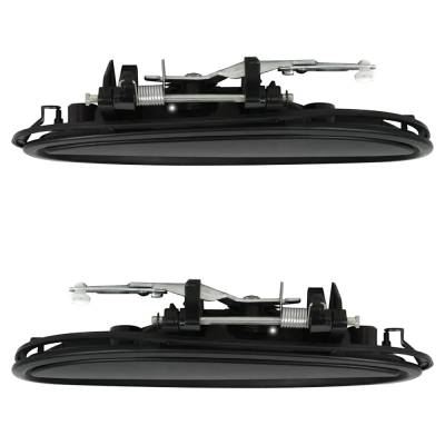 Rareelectrical - Rear Left And Right Exterior Door Handle Set Compatible With 1997-2005 Buick Riviera Base 3.8L - Image 4