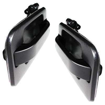 Rareelectrical - Rear Driver And Passenger Side Exterior Door Handle Compatible With 2004-2008 Ford F-150 Textured - Image 3