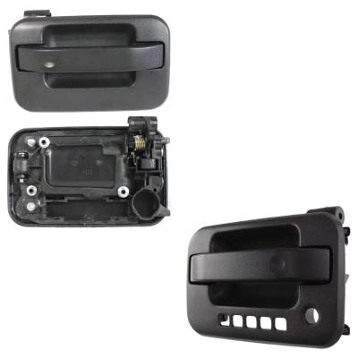 Rareelectrical - Front Driver And Passenger Side Exterior Door Handle Compatible With 2004-2008 Ford F-150 Lincoln - Image 2