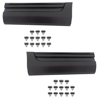 New Rear Left And Rear Right Door Molding And Beltlines Compatible With Ford Explorer Base 6 Cyl